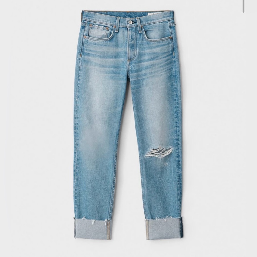 Rag & Bone Rosa Mid-Rise Boyfriend Jeans